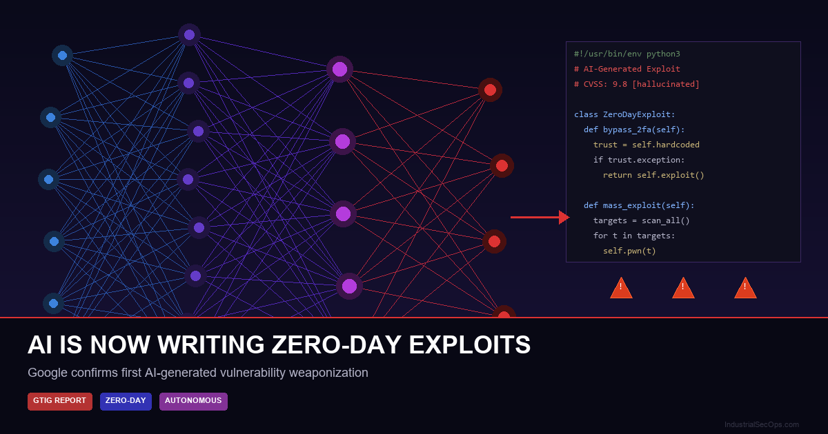 AI Is Now Writing Zero-Day Exploits: Google Confirms the Threshold Has Been Crossed